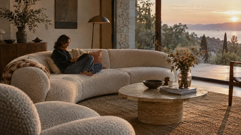 Canapé arrondi, l’élégance moderne pour votre intérieur