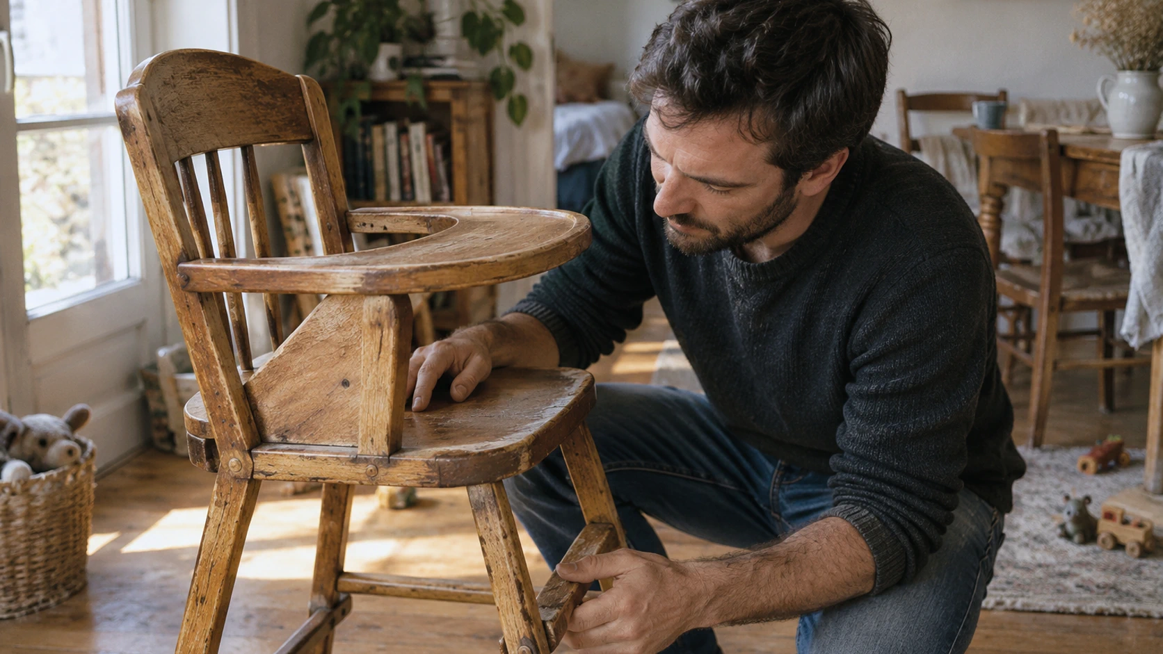 Comment choisir une chaise haute en bois à l’ancienne ?