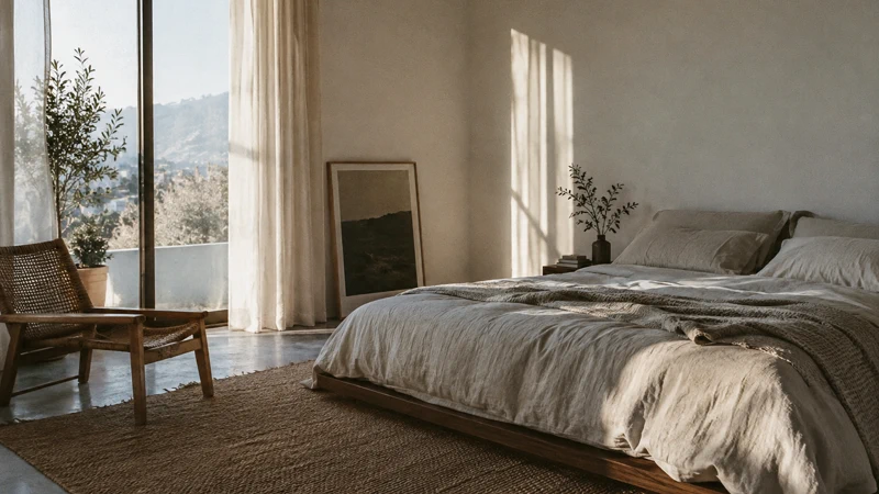 Comment se caractérise le design contemporain de la chambre à coucher ?