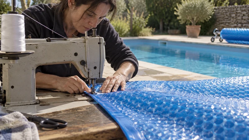 Comment coudre une bache à bulle facilement pour votre piscine ?