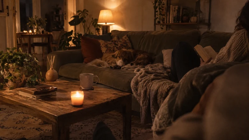 Créer une ambiance apaisante chez soi avec senteurs et lumière douce