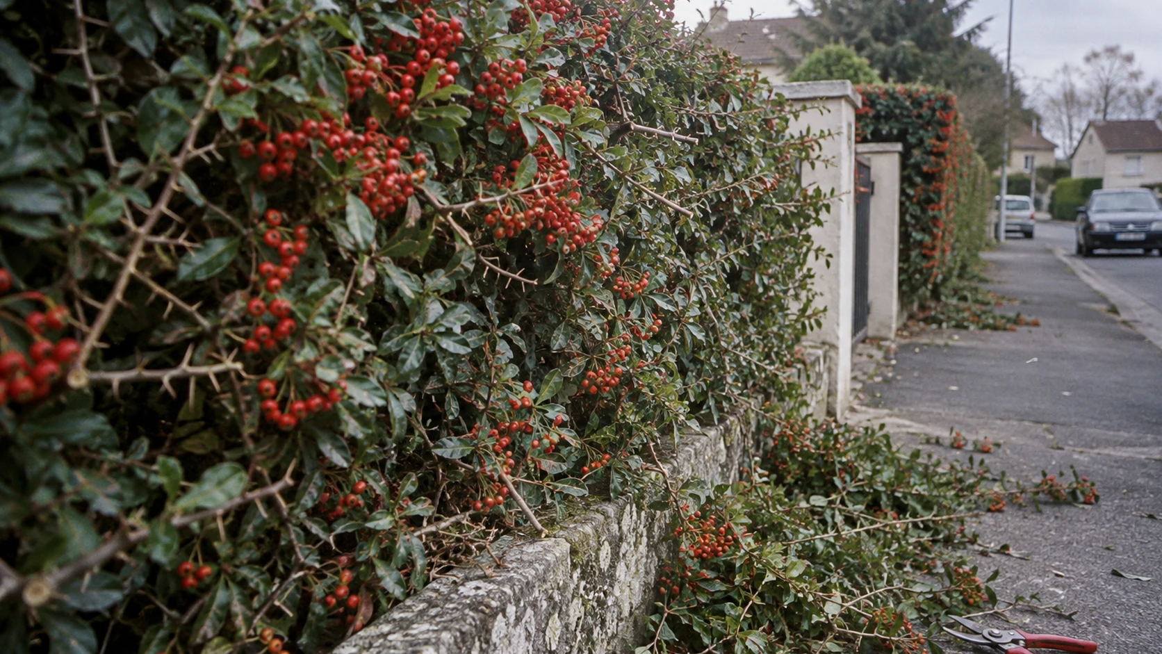 Haie de pyracantha interdite : ce que dit la réglementation