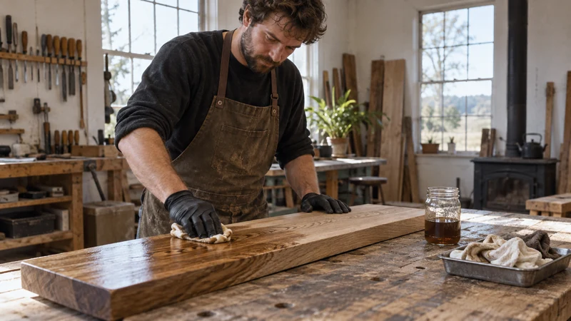 Huile de lin pour le bois : risques, précautions et alternatives à considérer