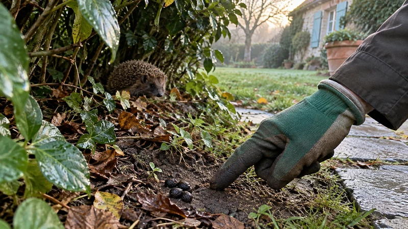 Identifier les crottes de hérisson : guide pour comprendre et accueillir cet allié du jardin