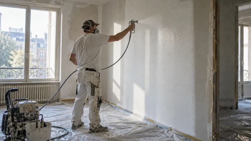 Peinture airless : une finition pro sans traces ✨