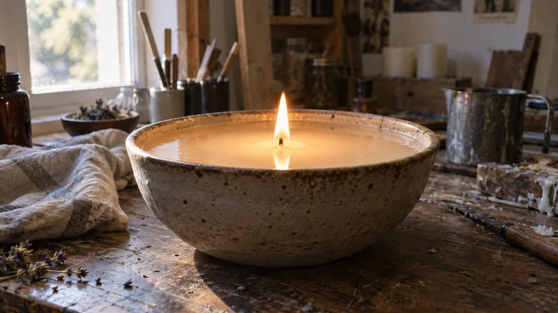 Pourquoi le diamètre du contenant influence-t-il la combustion d’une bougie ?