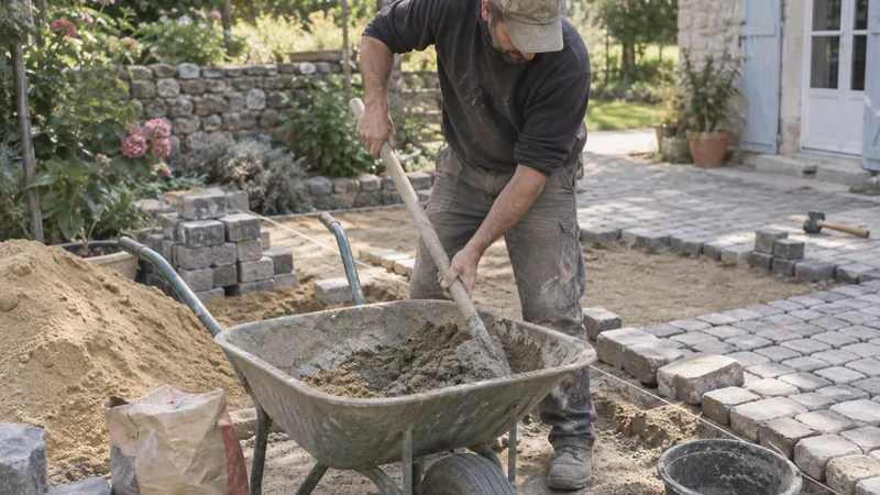 Préparer un mortier maigre pour poser des pavés : nos conseils essentiels