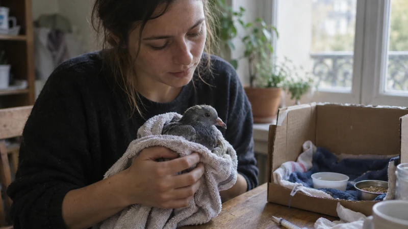 Bébé pigeon : comment bien le reconnaître et le sauver