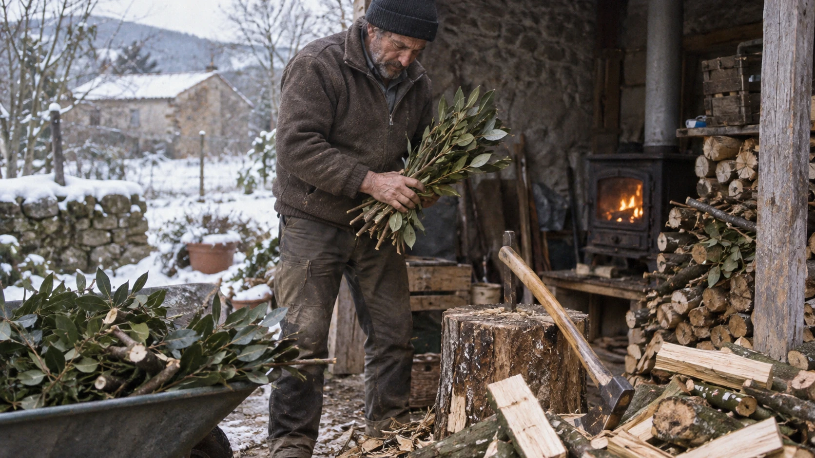 Bois de laurier pour le chauffage : enjeux et solutions alternatives