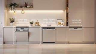 Choisir le lave-vaisselle idéal : entre dimensions standard et spécificités